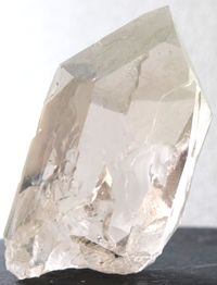 Bergkristall mit Chluorit (gefunden 2021, Grosstal Kt. Glarus) 2